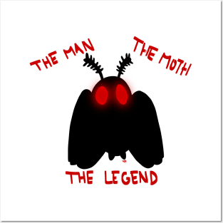 The Man, the Moth, the Legend Posters and Art